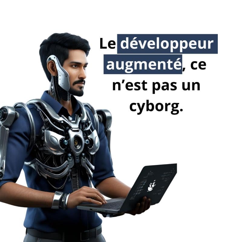 Le développeur augmenté : stratège du code, pas cyborg